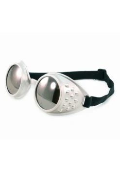 Silver/Mirror Atomic Ray Goggles -Halloween Costumes atomic ray goggles silver mirror alt 1