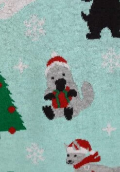 Australian Animals Ugly Christmas Sweater For Adults -Halloween Costumes australian animals ugly christmas sweater alt 2
