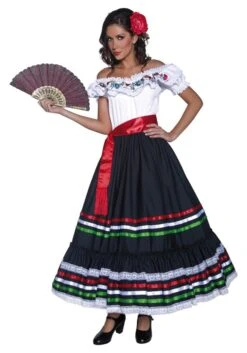Smiffys Women's Authentic Western Senorita Costume