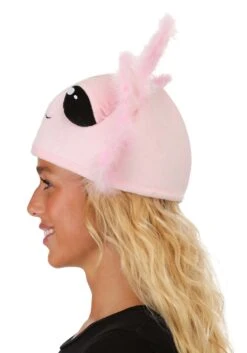 Pink Axolotl Adult Costume Hat -Halloween Costumes axolotl animal costume hat alt 2