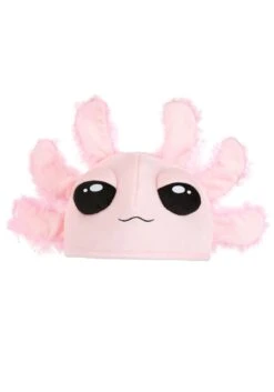 Pink Axolotl Adult Costume Hat -Halloween Costumes axolotl animal costume hat alt 4