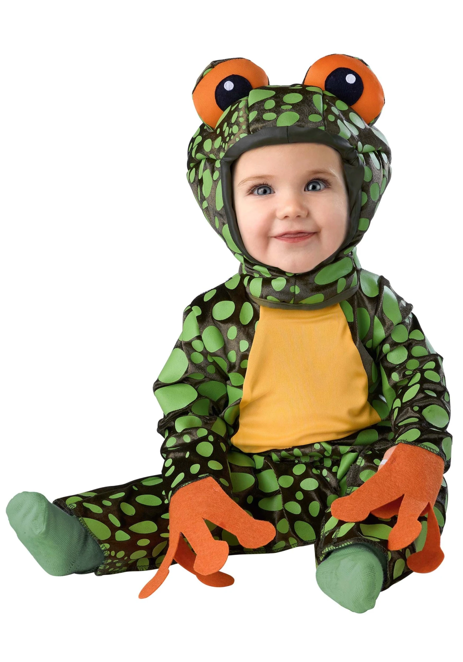 Glow In The Dark Tree Frog Infant Costume 3 Glow In The Dark Tree Frog Infant Costume