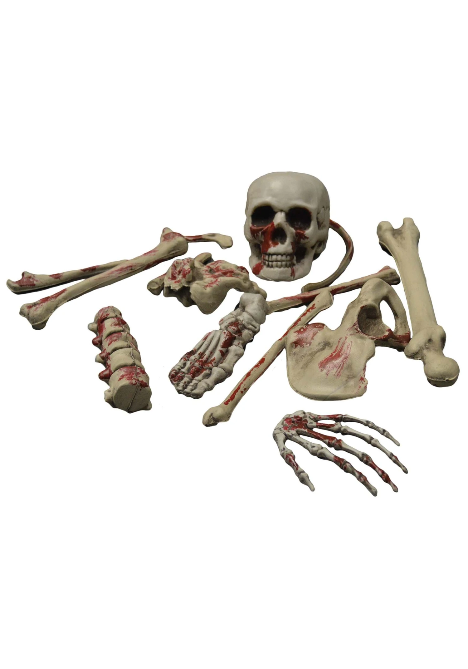 Set Of 14 Bloody Skeletal Parts Decorative Set 4 Set Of 14 Bloody Skeletal Parts Decorative Set - Image 2