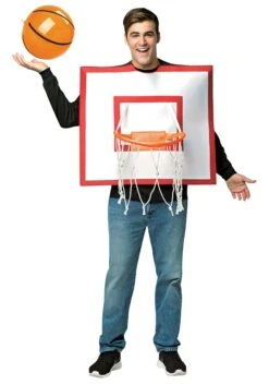 Basketball Hoop And Ball Costume For Adults