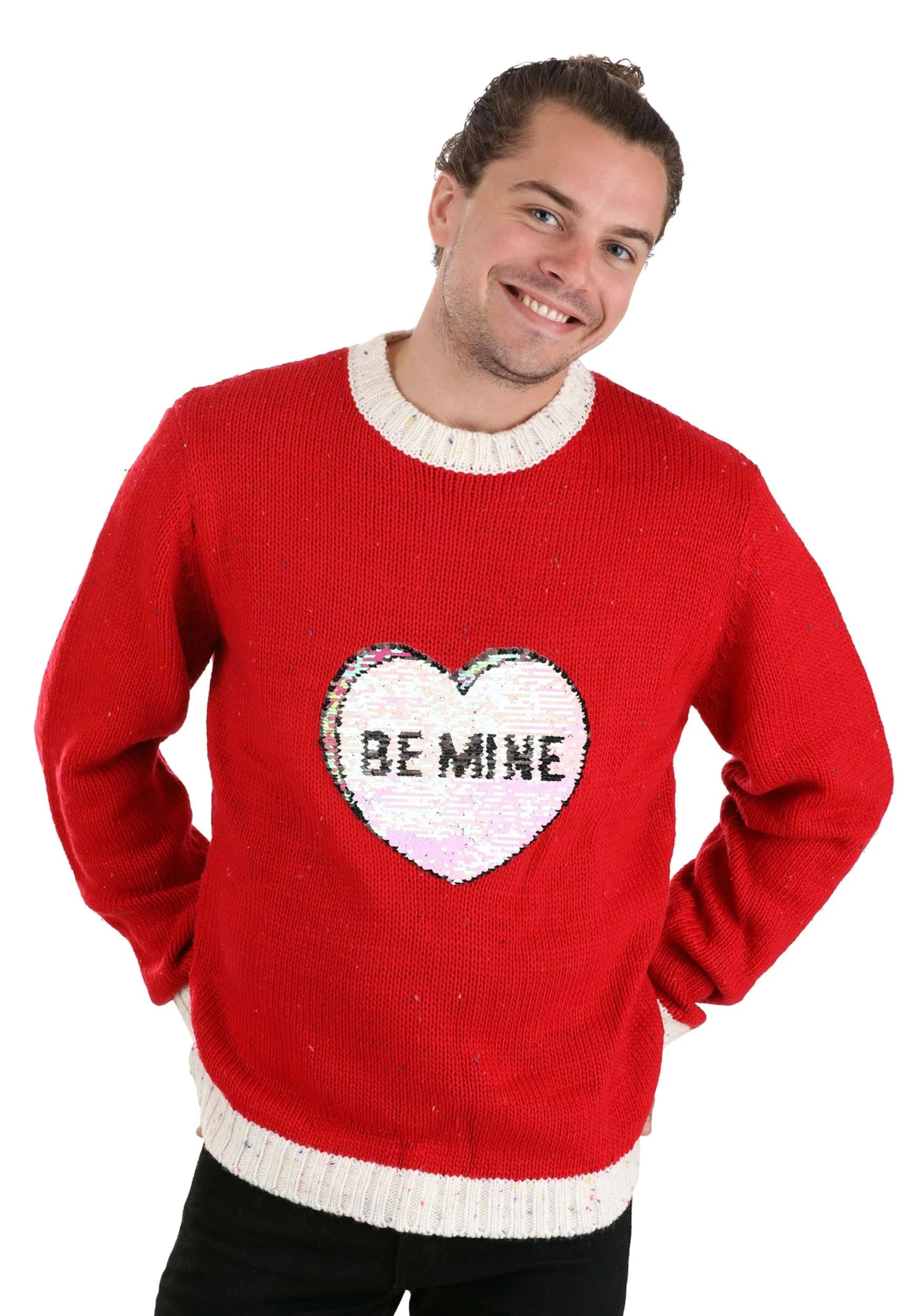 Be Mine Valentine's Day Adult Sweater 12 Be Mine Valentine's Day Adult Sweater - Image 10