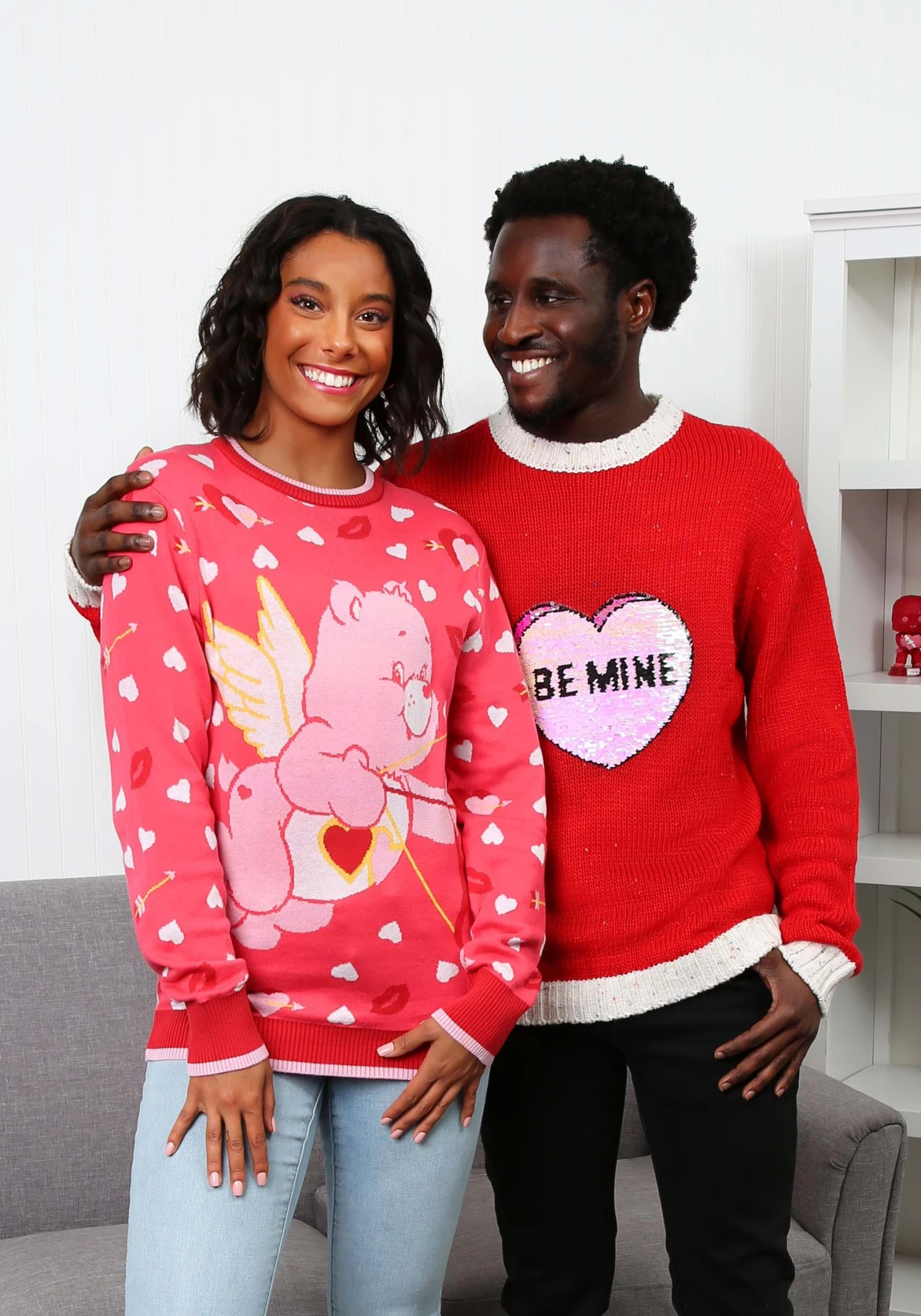 Be Mine Valentine's Day Adult Sweater 9 Be Mine Valentine's Day Adult Sweater - Image 7