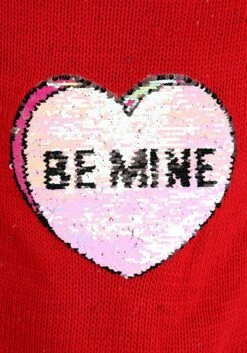 Be Mine Valentine's Day Adult Sweater 13 Be Mine Valentine's Day Adult Sweater -Halloween Costumes be mine valentines day sweater alt 9