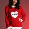 Be Mine Valentine's Day Adult Sweater 1 Be Mine Valentine's Day Adult Sweater -Halloween Costumes be mine valentines day sweater for adults upd 0