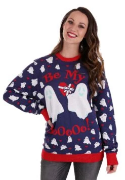 Be My Boo Valentine's Day Sweater For Adults -Halloween Costumes be my boo valentines day sweater alt 9