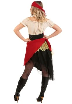 Women's Beautiful Buccaneer Costume 5 Women's Beautiful Buccaneer Costume -Halloween Costumes beautiful buccaneer costume womens back