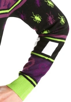 Beetlejuice It's Showtime! Halloween Sweater For Adults -Halloween Costumes beetlejuice its showtime adult ugly halloween sweater alt8