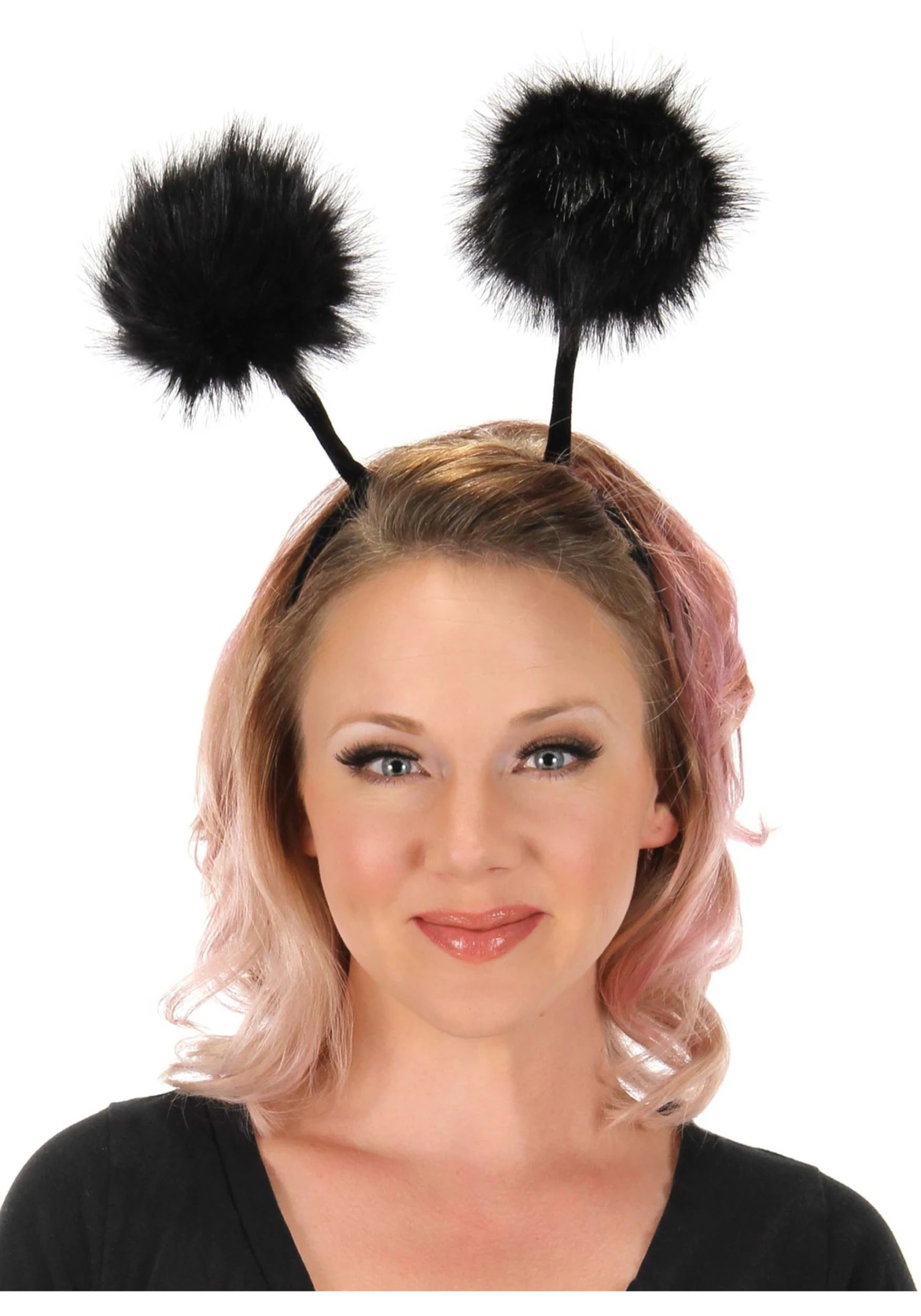 Bendable Bug Antennae Pom Costume Headband 3 Bendable Bug Antennae Pom Costume Headband