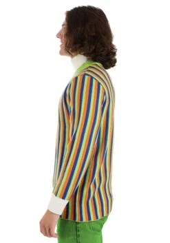 Sesame Street Bert Cosplay Knit Sweater For Adults -Halloween Costumes bert cosplay knit sweater adult alt 5