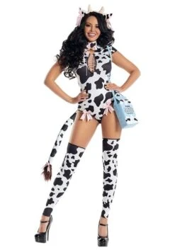 Women's Bessie Cow Purse -Halloween Costumes bessie cow purse alt 2