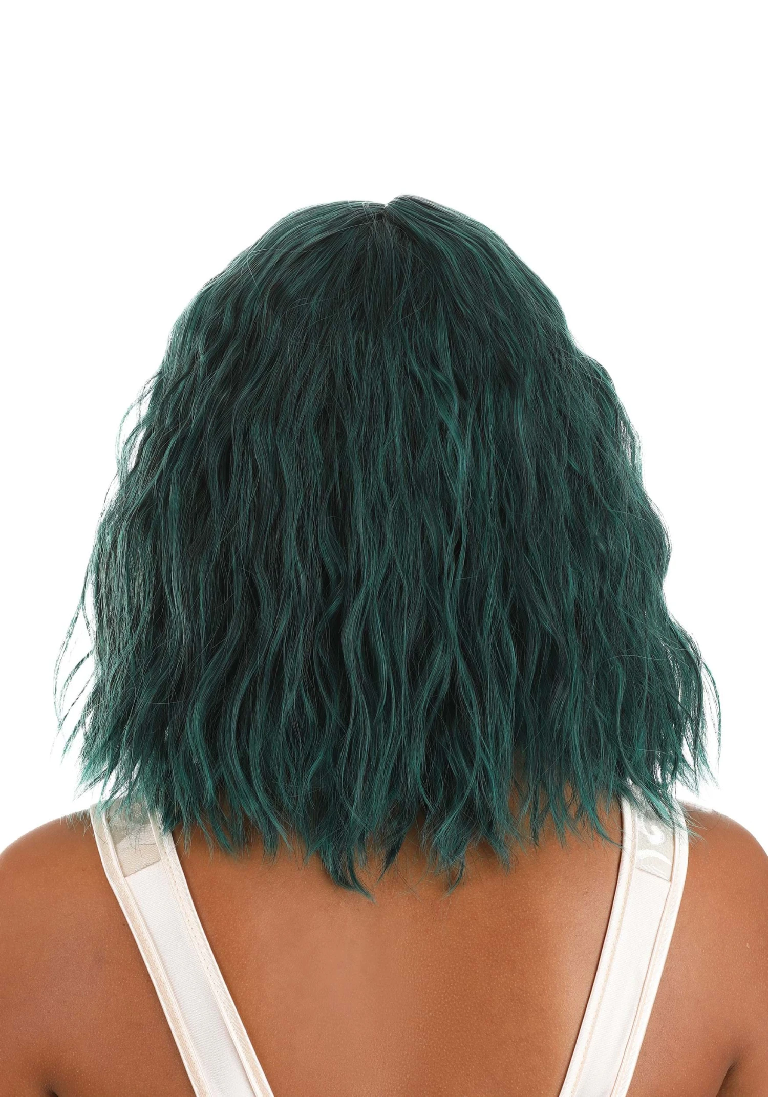 Black And Green Wavy Wig Accessory 5 Black And Green Wavy Wig Accessory - Image 3