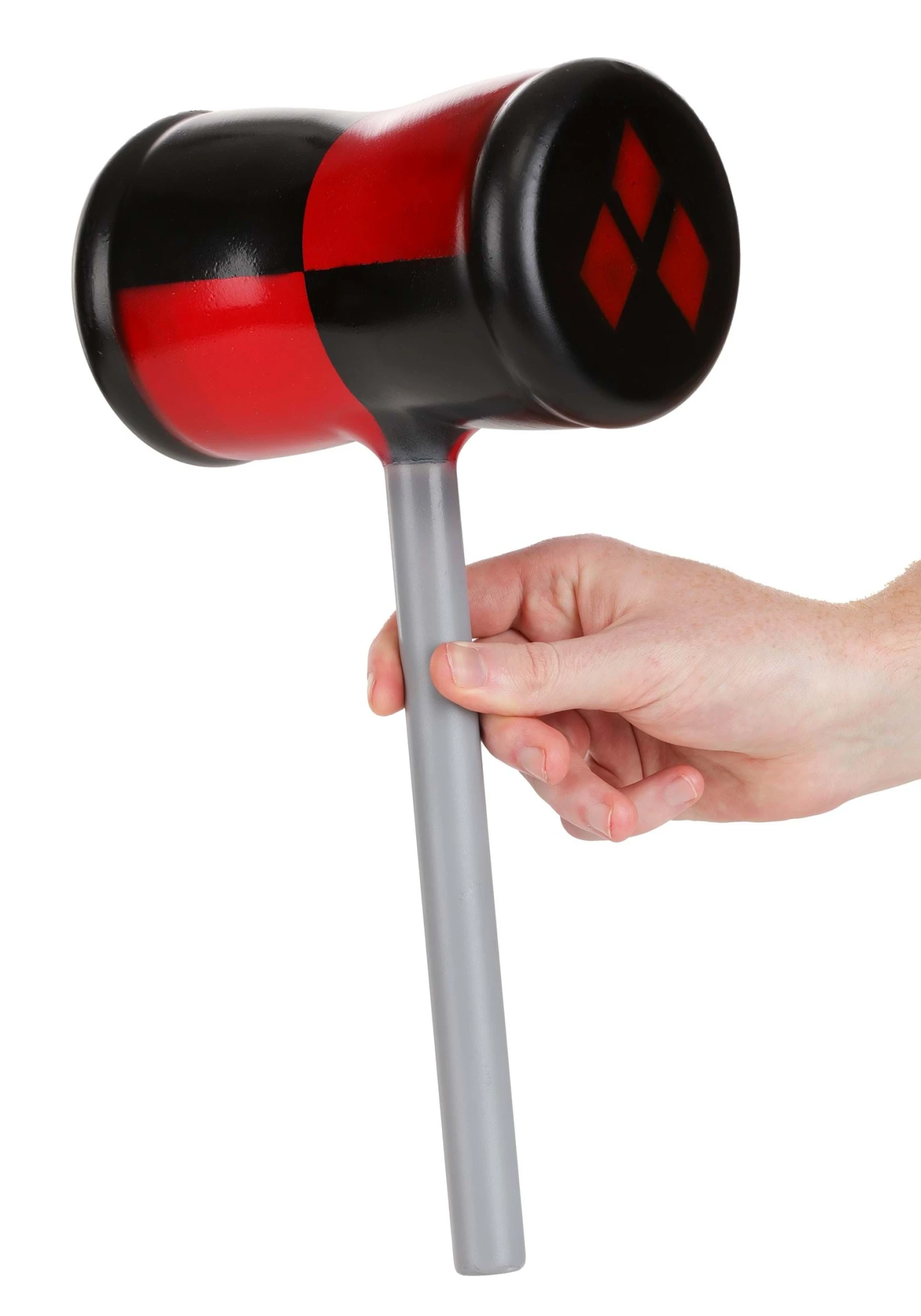Black And Red Quirky Clown Costume Mallet Prop 4 Black And Red Quirky Clown Costume Mallet Prop - Image 2