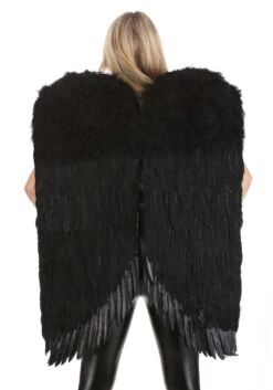 Black Angel Costume Wings