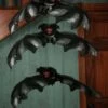 Pack Of 3 Black Halloween Bats Decoration -Halloween Costumes black bat 3 pack 0