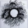 Spooky Black Bat Halloween Wreath Decoration 1 Spooky Black Bat Halloween Wreath Decoration -Halloween Costumes black bat wreath decoration