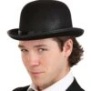 Men's Black Costume Bowler Hat