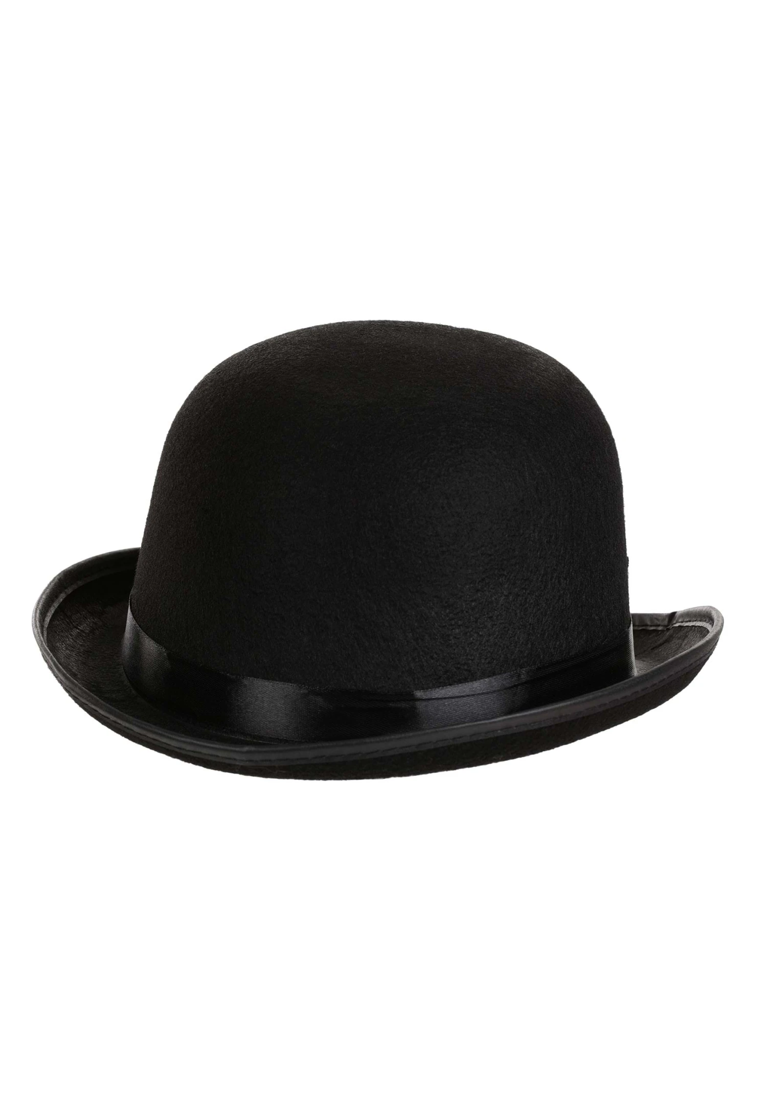 Men's Black Costume Bowler Hat 5 Men's Black Costume Bowler Hat - Image 3