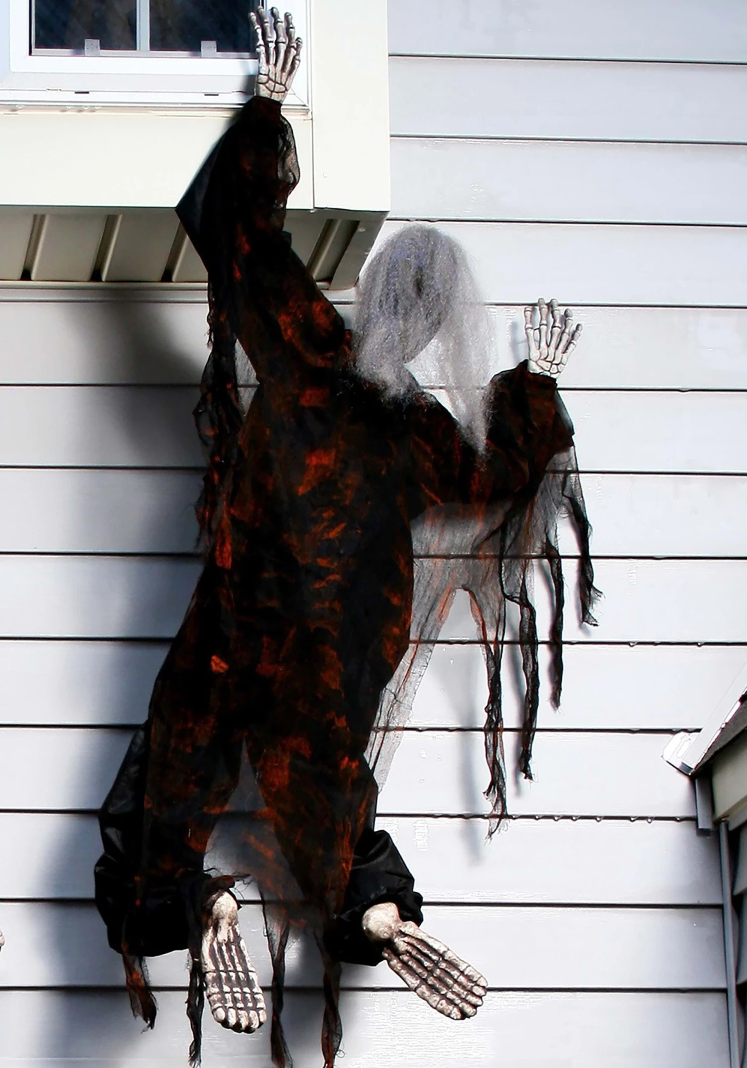 Fun World 5FT Black Climbing Dead Skeleton Halloween Decoration 4 Fun World 5FT Black Climbing Dead Skeleton Halloween Decoration - Image 2