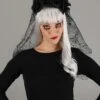 Gothic Black Veil -Halloween Costumes black gothic veil