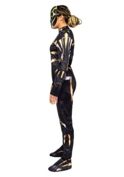 JAZWARES Shuri Black Panther Classic Costume For Women -Halloween Costumes black panther womens shuri black panther classic alt 4