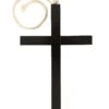 Black Wood Monk Cross Costume Accessory 1 Black Wood Monk Cross Costume Accessory -Halloween Costumes black wood monk cross prop
