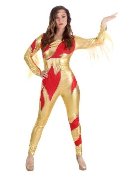 Blades Of Glory Women's Fire Jumpsuit Costume -Halloween Costumes blades of glory female fire jumpsuit alt 2