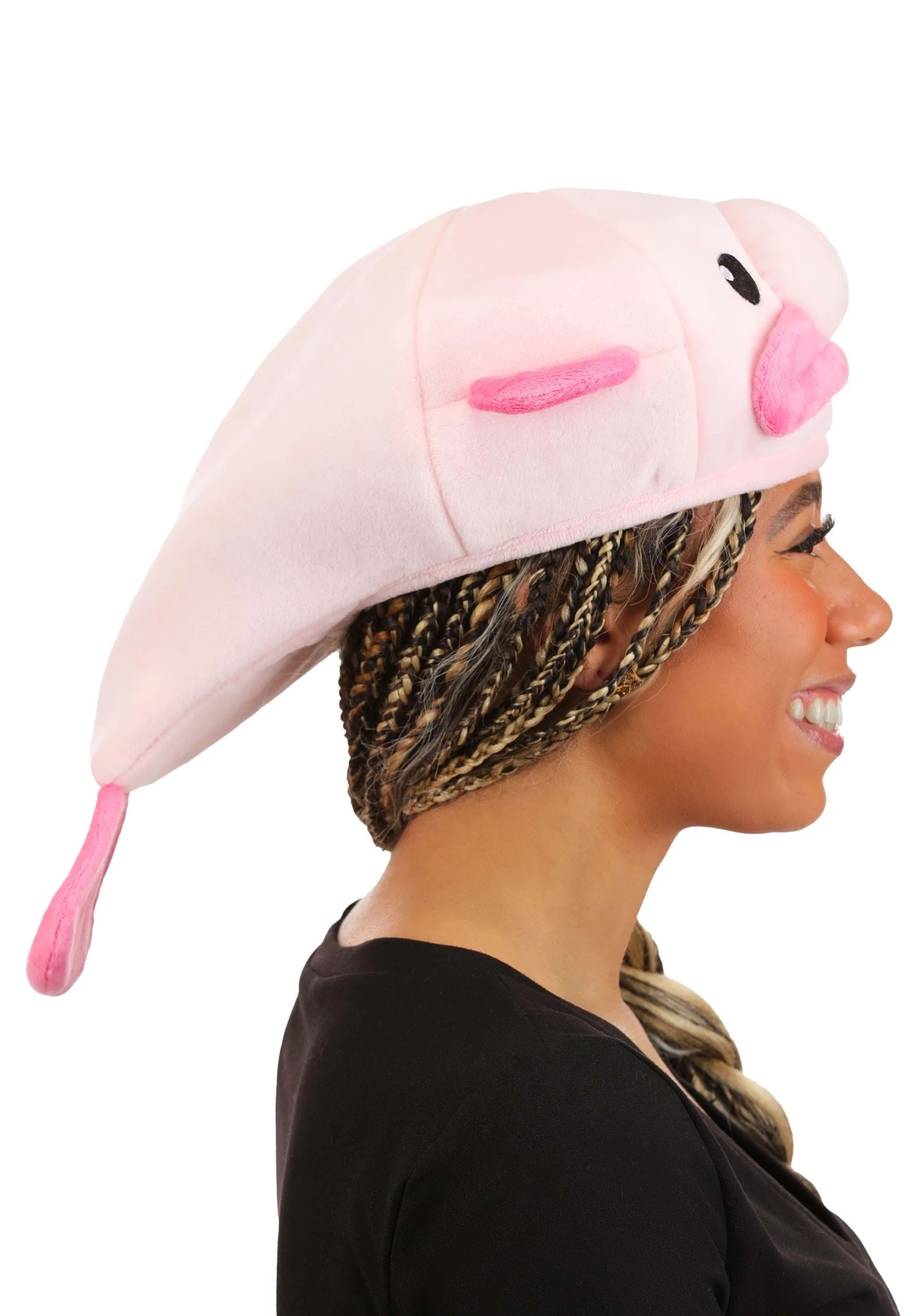 Pink Blobfish Costume Hat For Adults 7 Pink Blobfish Costume Hat For Adults - Image 5