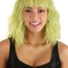 Blonde And Green Wavy Wig For Women 1 Blonde And Green Wavy Wig For Women -Halloween Costumes blonde and green wavy wig