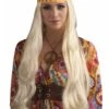 Blonde Hippie Chick Wig W/ Headband 2 Blonde Hippie Chick Wig W/ Headband -Halloween Costumes blonde hippie chick wig with headband