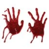Fun World Bloody Window Hand Print Cling -Halloween Costumes bloody hand print window cling
