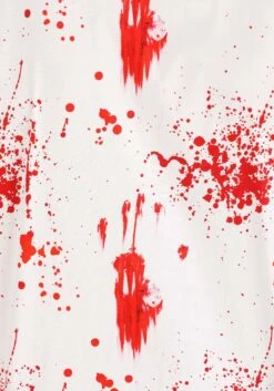 Adult Bloody Haunted Halloween Button Up Shirt 7 Adult Bloody Haunted Halloween Button Up Shirt -Halloween Costumes bloody haunted halloween button up shirt alt 2