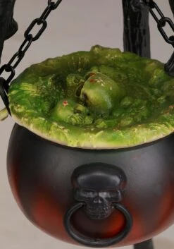 58.5-Inch Boiling Up Trouble Light Up Witch Cauldron Decoration -Halloween Costumes boiling up trouble witch cauldron decoration alt 4