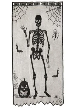 Bony Buddy Skeleton Door Curtain Halloween Decoration 5 Bony Buddy Skeleton Door Curtain Halloween Decoration -Halloween Costumes bony buddy skeleton door curtain decoration alt 1