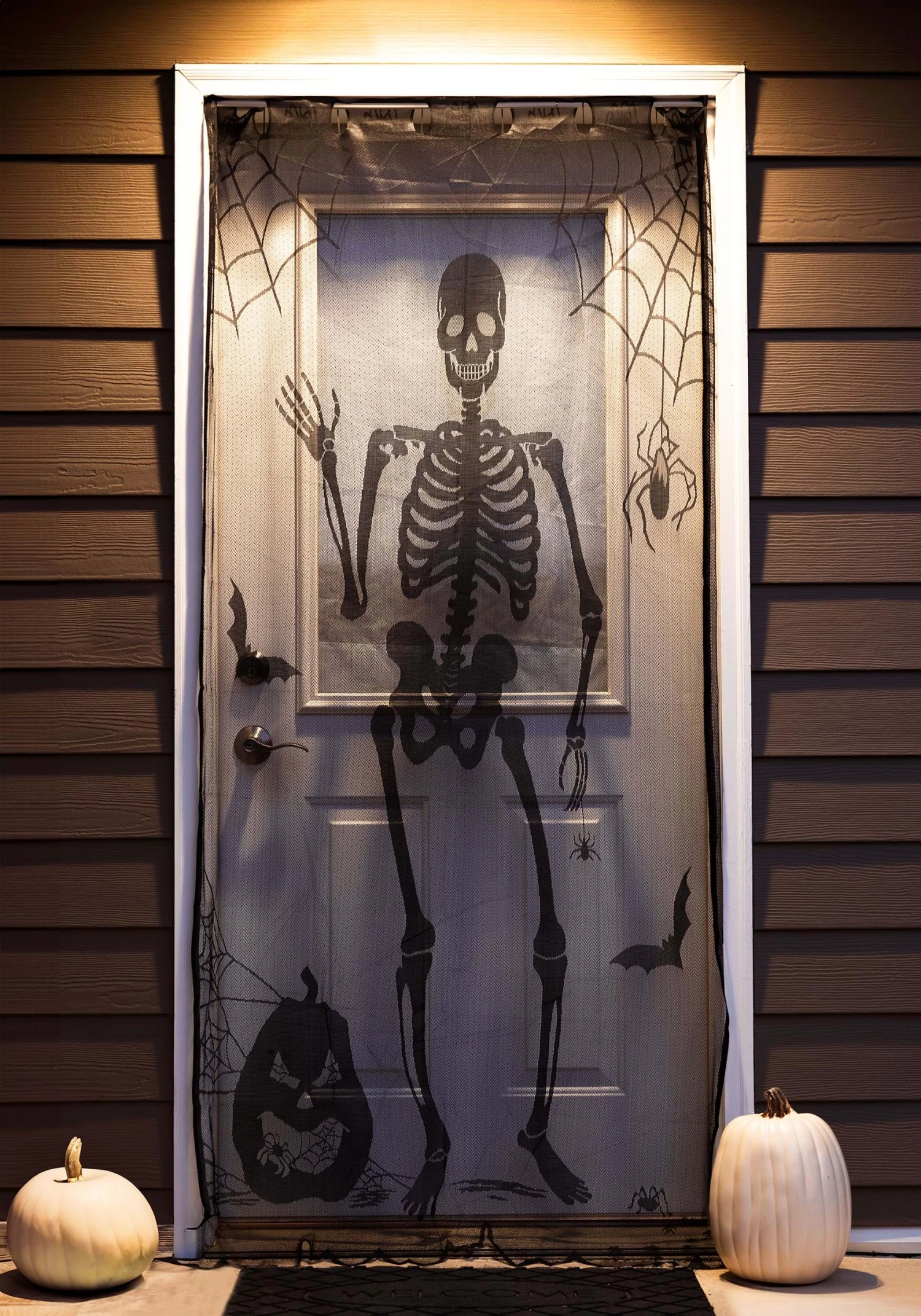 Bony Buddy Skeleton Door Curtain Halloween Decoration 3 Bony Buddy Skeleton Door Curtain Halloween Decoration