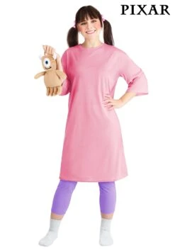 Women's Disney And Pixar Monsters Inc. Boo PJ Costume -Halloween Costumes boo pj costume alt 5