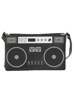 Black Boombox Costume Purse -Halloween Costumes boombox purse alt 2