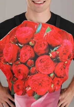 Adult Bouquet Of Roses Sandwich Board Costume 9 Adult Bouquet Of Roses Sandwich Board Costume -Halloween Costumes bouquet of roses sandwich board costume alt 2