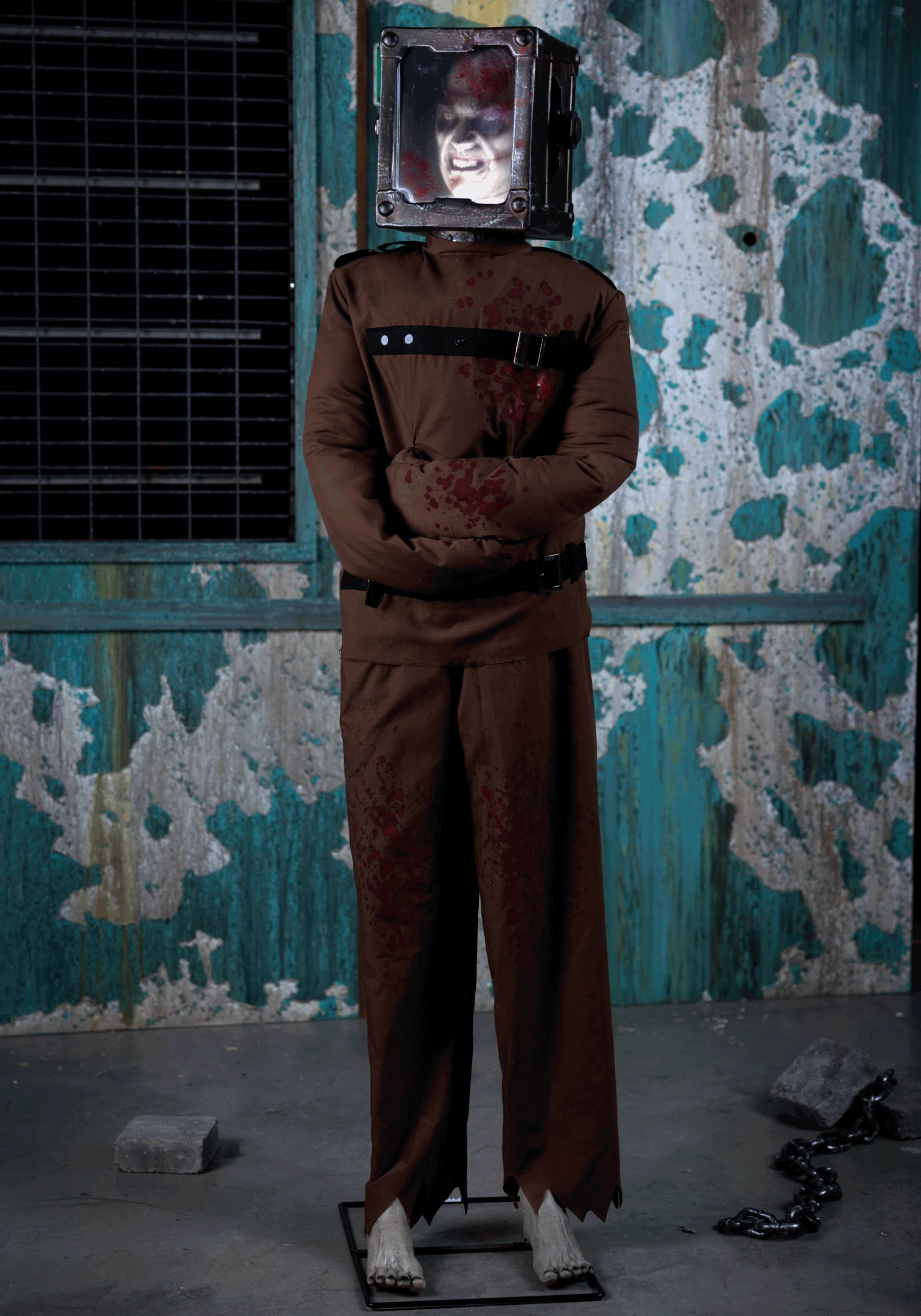 6FT Torture Box Man Animated Decoration 3 6FT Torture Box Man Animated Decoration