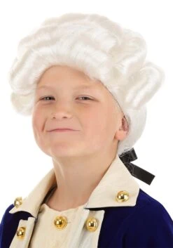 Deluxe Colonial Wig For Boys