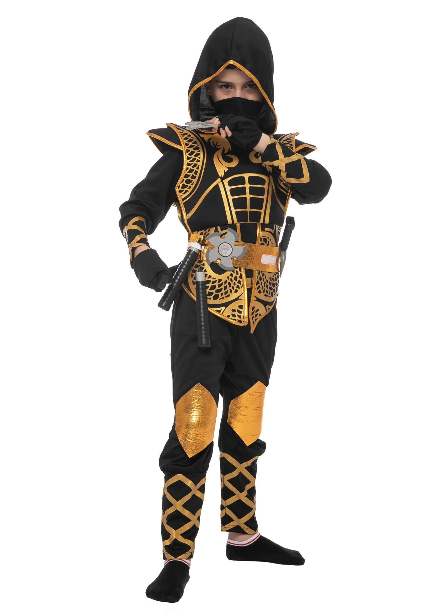 Golden Ninja Costume For Boys 8 Golden Ninja Costume For Boys - Image 6
