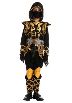 Golden Ninja Costume For Boys 15 Golden Ninja Costume For Boys -Halloween Costumes boys golden ninja costume alt 6