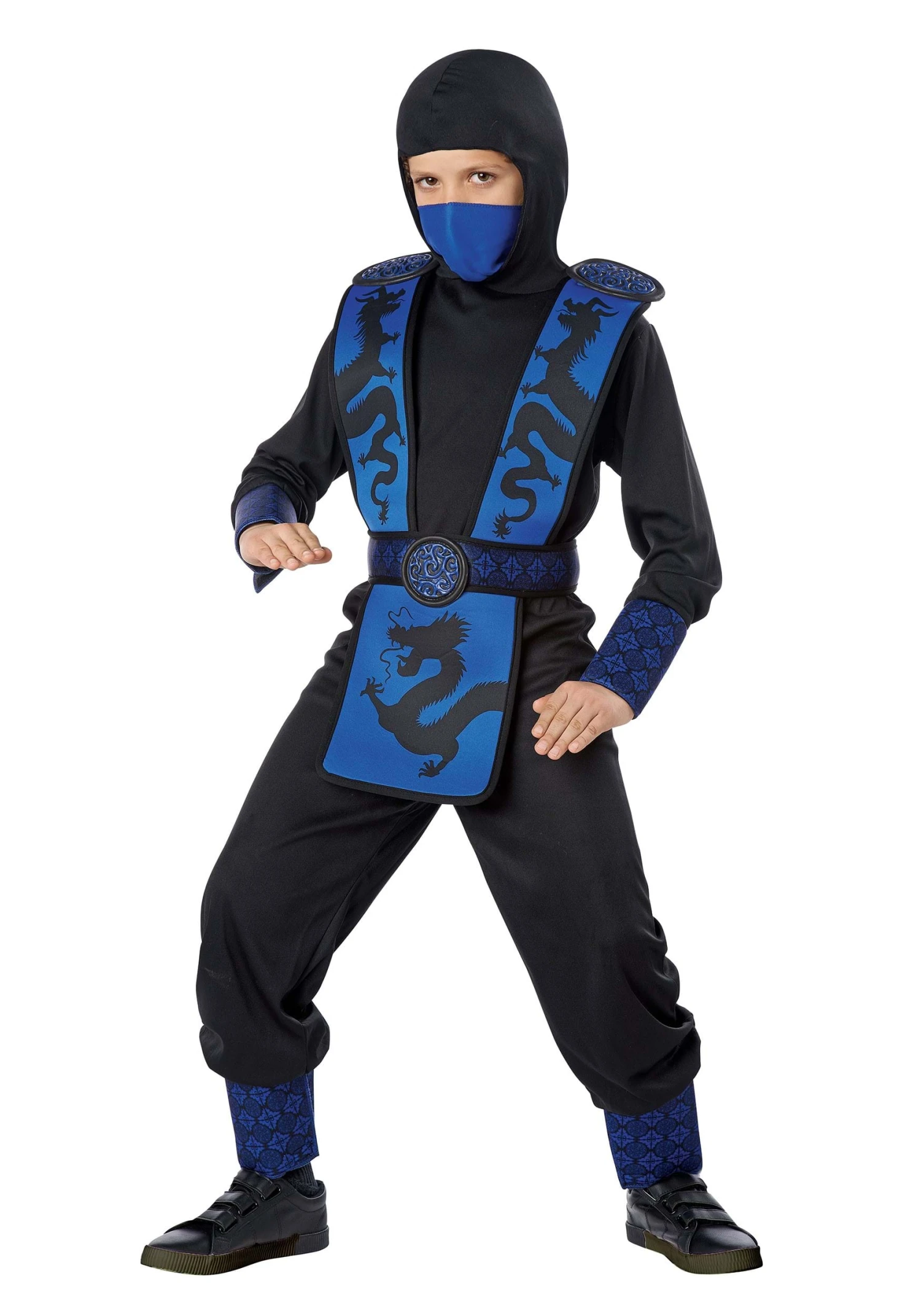 Regal Blue Ninja Costume For Boys 3 Regal Blue Ninja Costume For Boys