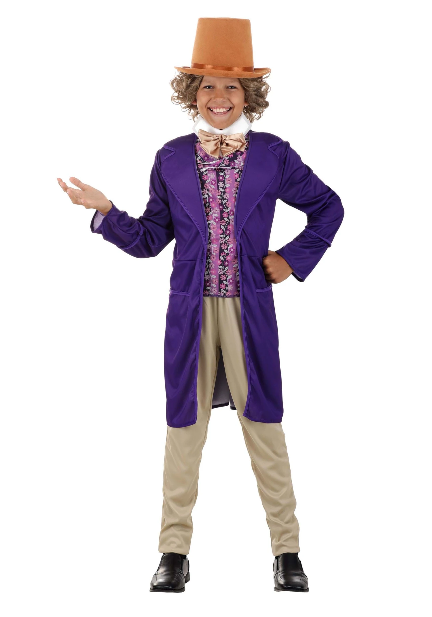 Exlusive Willy Wonka Costume For Boys 3 Exlusive Willy Wonka Costume For Boys