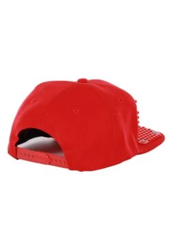Red Bricky Blocks Snapback Hat 9 Red Bricky Blocks Snapback Hat -Halloween Costumes bricky blocks snapback hat red alt 3