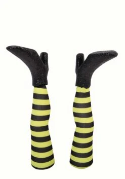 Fun World Bright Colored Halloween Witch Legs Decoration