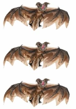 3 Pack Brown Bat -Halloween Costumes brown bat 3 pack alt 3